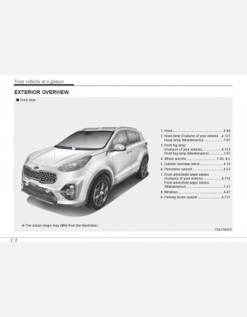 kia sportage 2020 owners manual